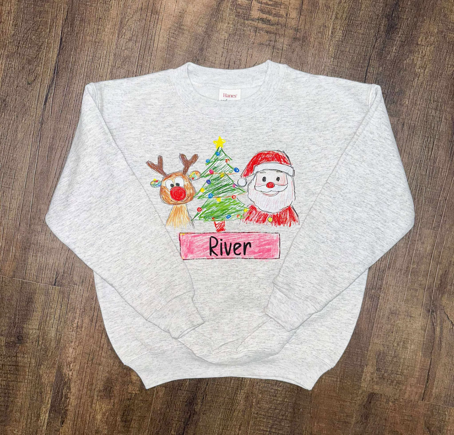 Christmas Name Sweatshirt- YOUTH
