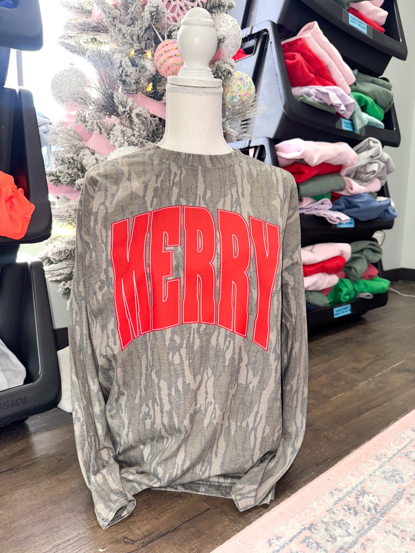 Merry Bottomland Camo Longsleeve