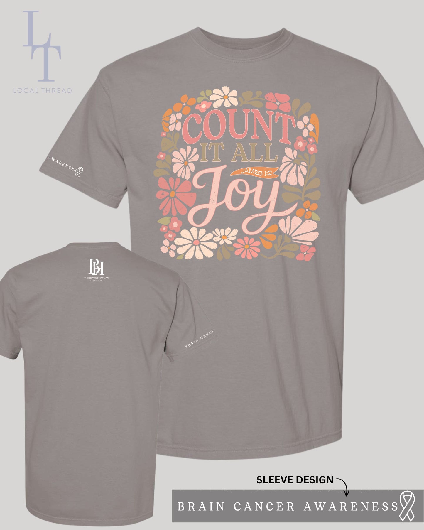 Count It All Joy Floral Tee