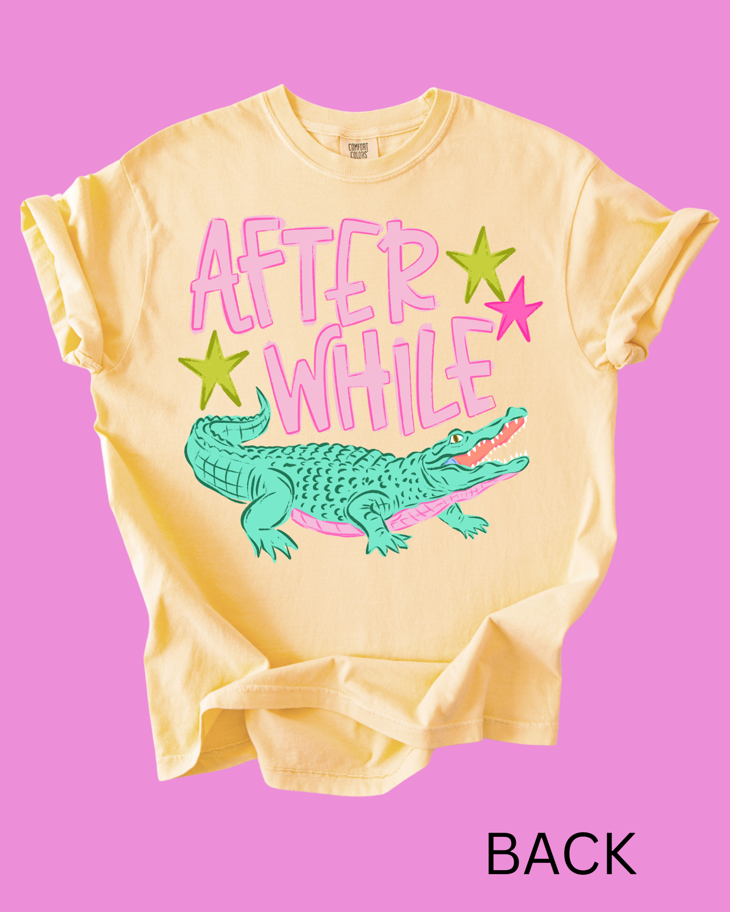 Later Gator Tee - Youth + Adult - Butter Color