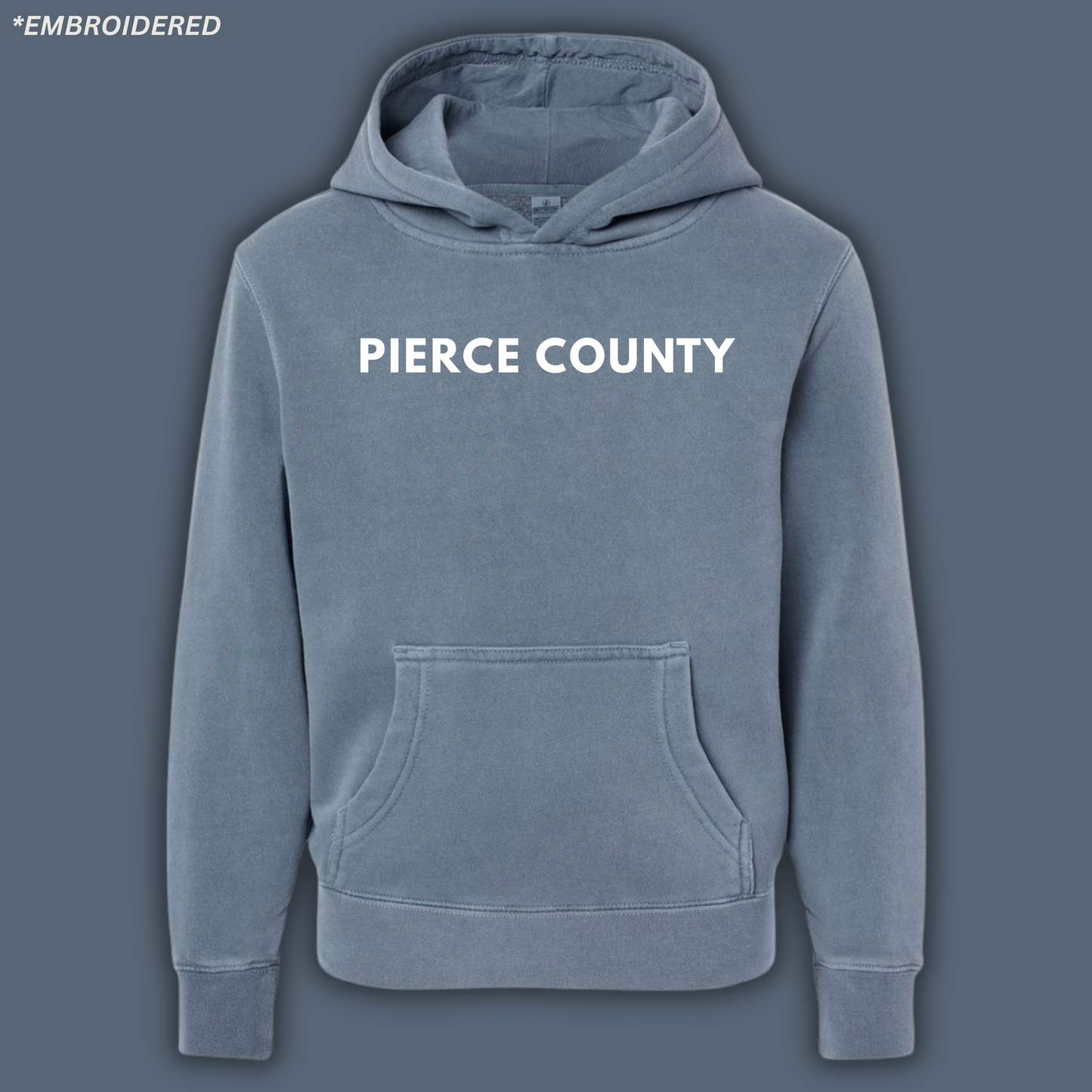 Pierce County Embroidered Hoodie