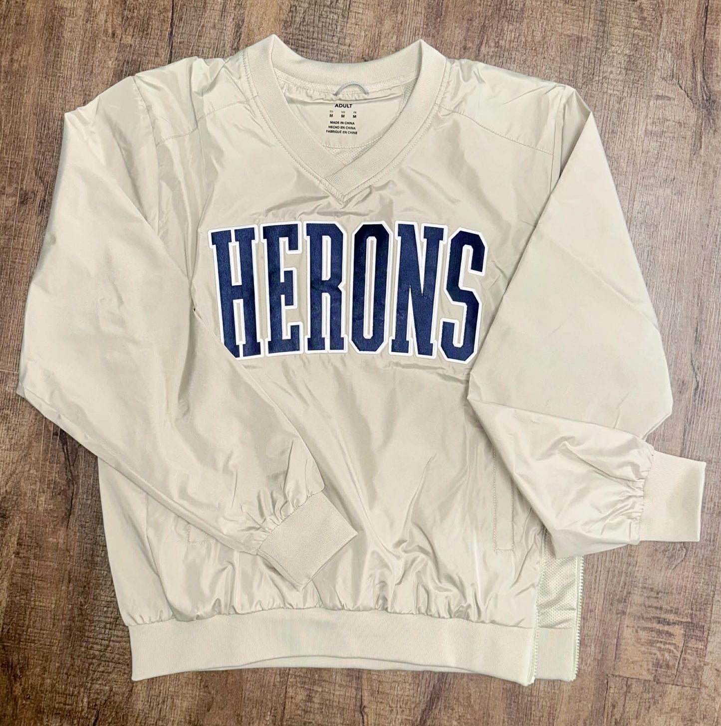 Herons Varsity Pullover Windbreaker