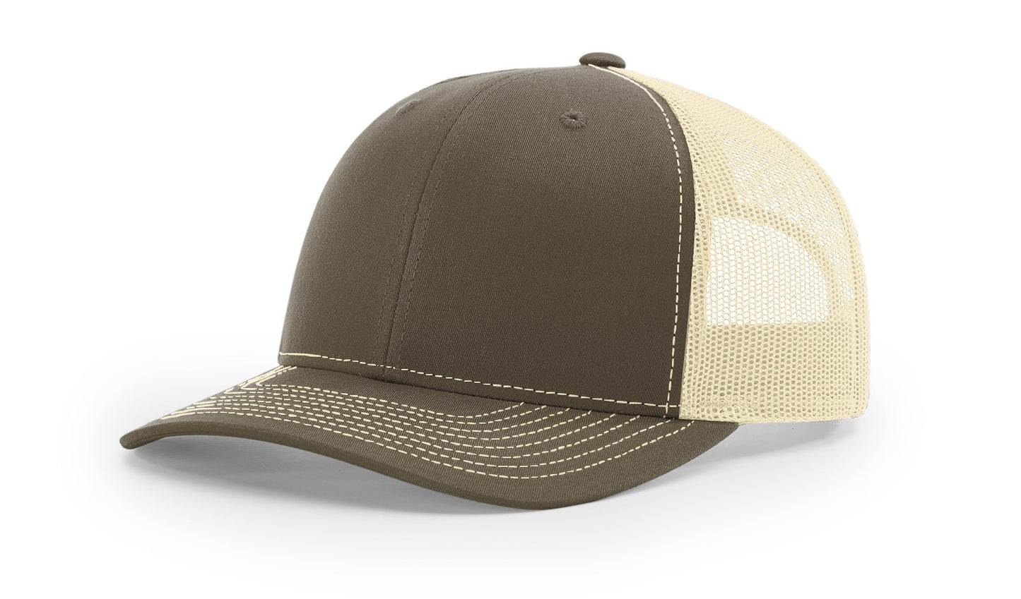 Richardson 112- Standard hat. Front seam.