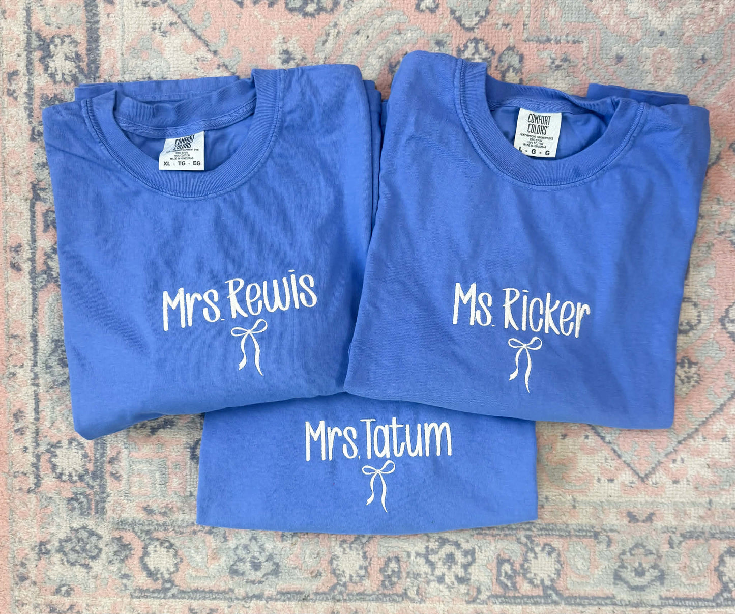 Custom Name with Bow Tee