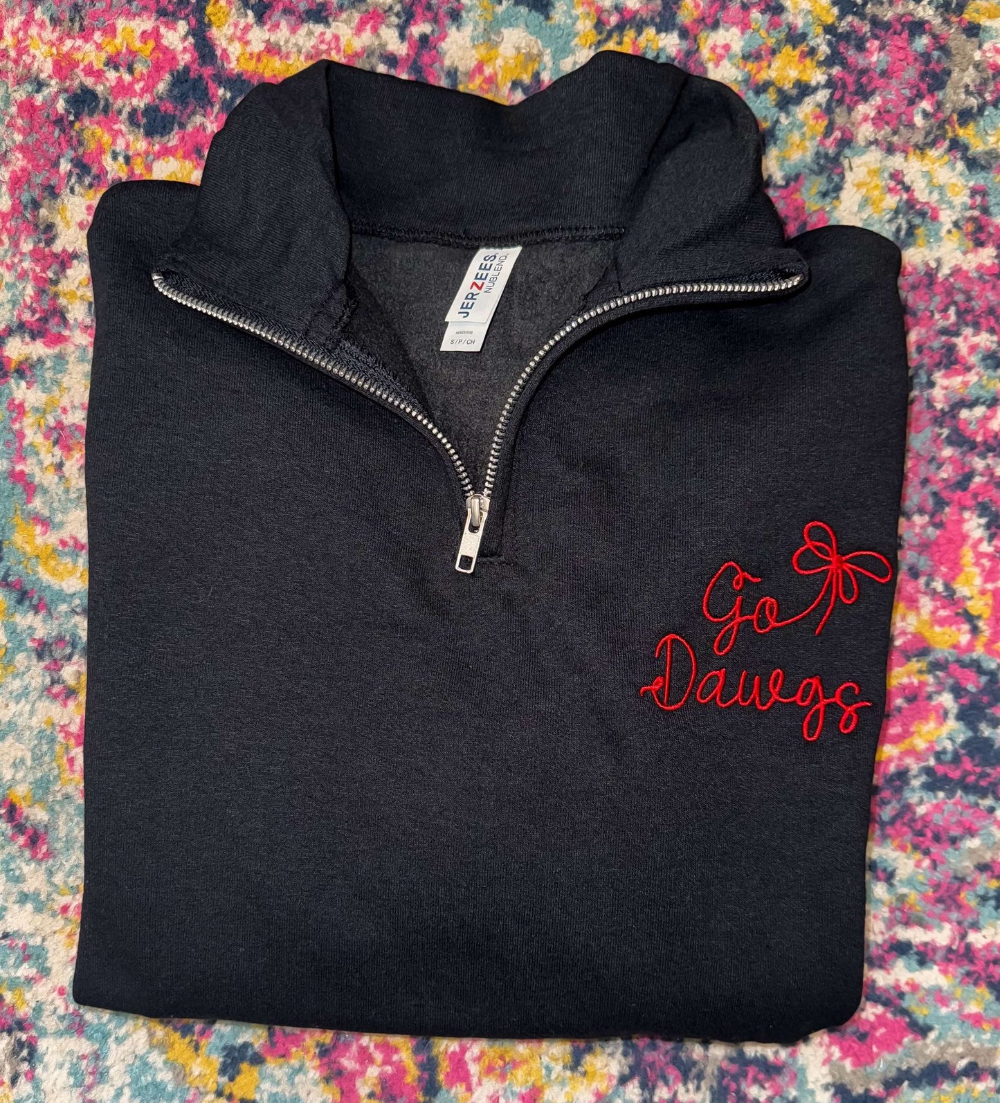 Go Dawgs Quarterzip Pullover- Pre Order