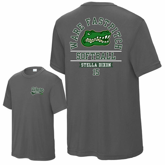 Ware Fastpitch Player Shirts- Drifit- Youth + Adult