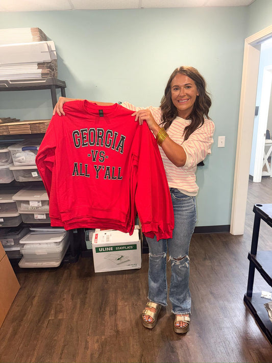 Georgia vs all Y'all Sweatshirt