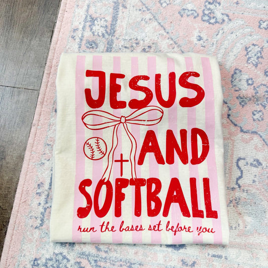 Jesus & Softball Tee