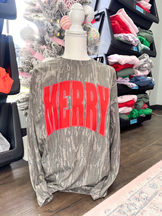 Merry Bottomland Camo Longsleeve