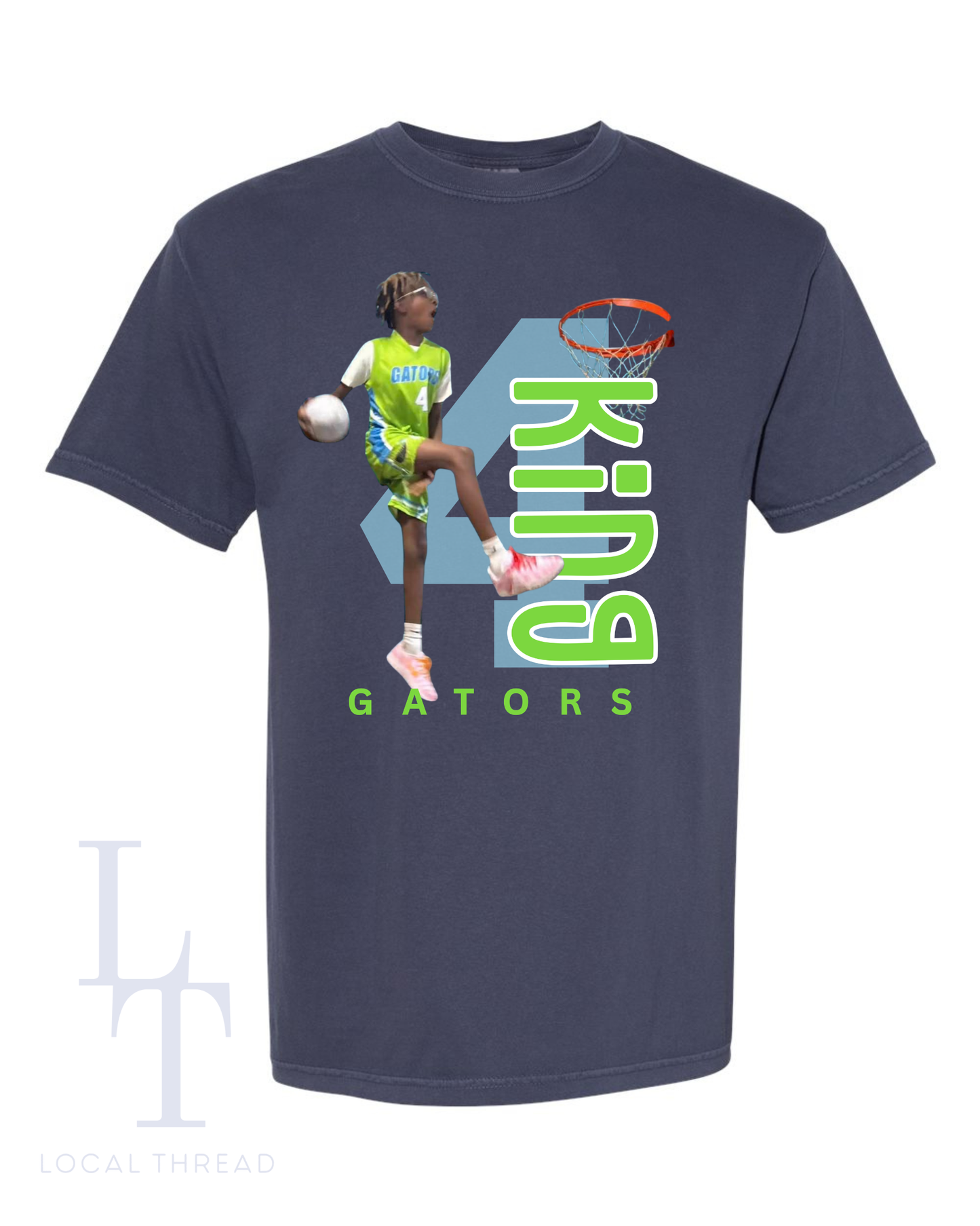 Custom Player Action Shot Tee