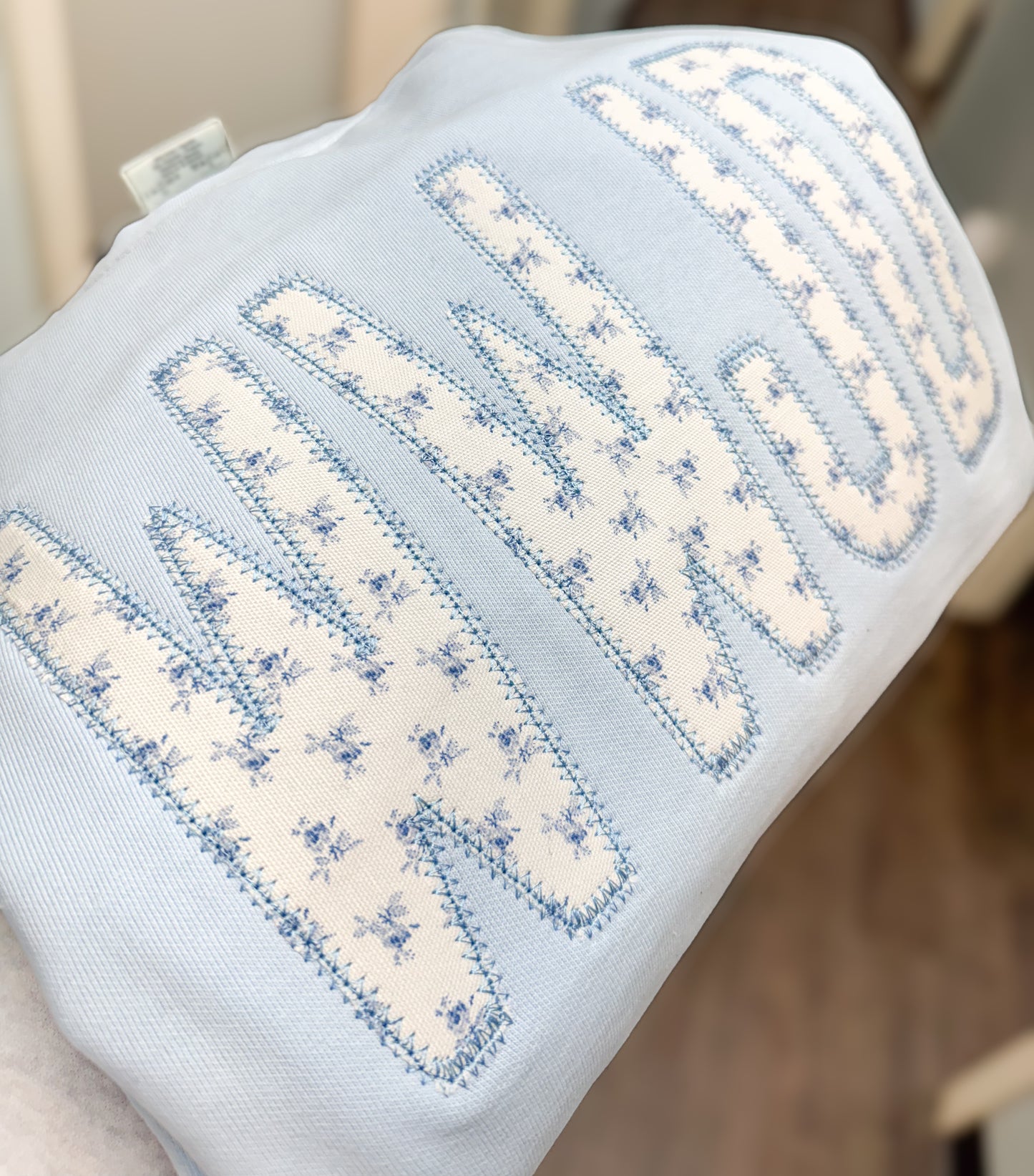 WWJD Appliqué Sweatshirt