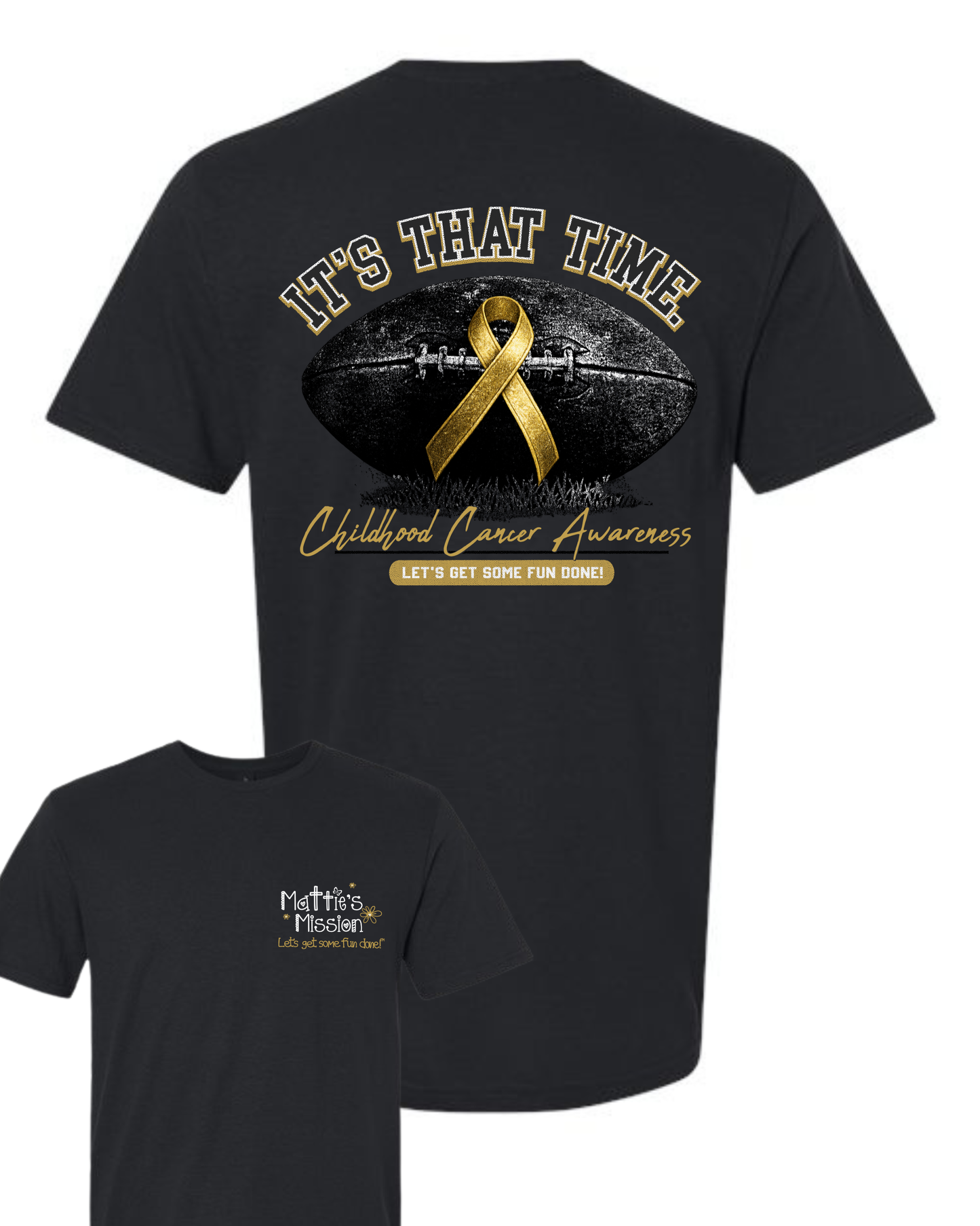 It's That Time Tee- Black