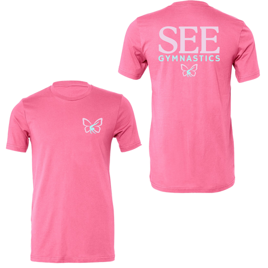 SEE Gymnastics- Tshirt- Pink