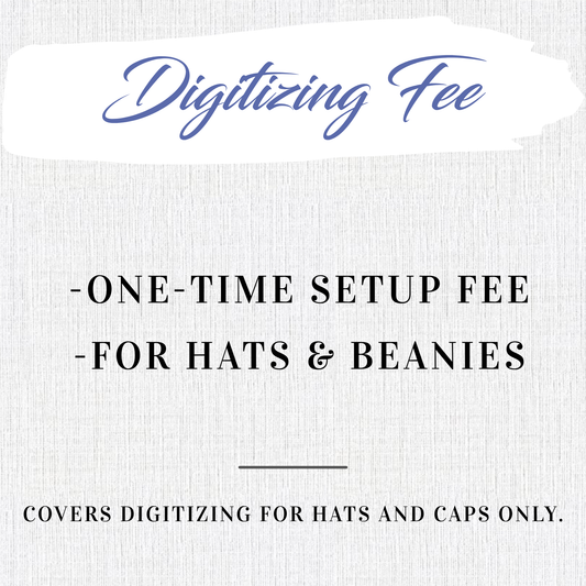 Hat Digitizing Fee