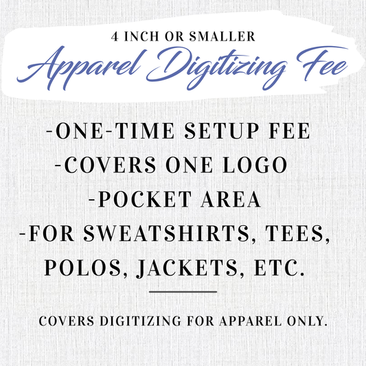 Apparel Digitizing Fee- Pocket Area