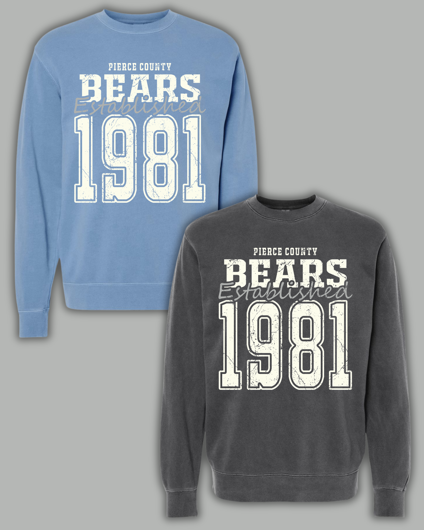 PC Retro Est- Comfort Colors Sweatshirt