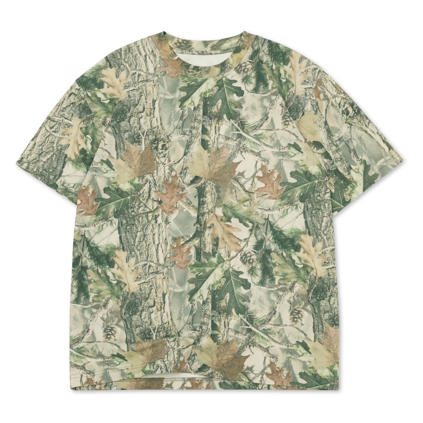 Vintage Camo Wood Oversized Box Tee