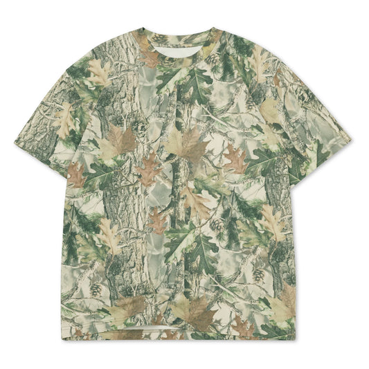 Vintage Camo Wood Oversized Box Tee