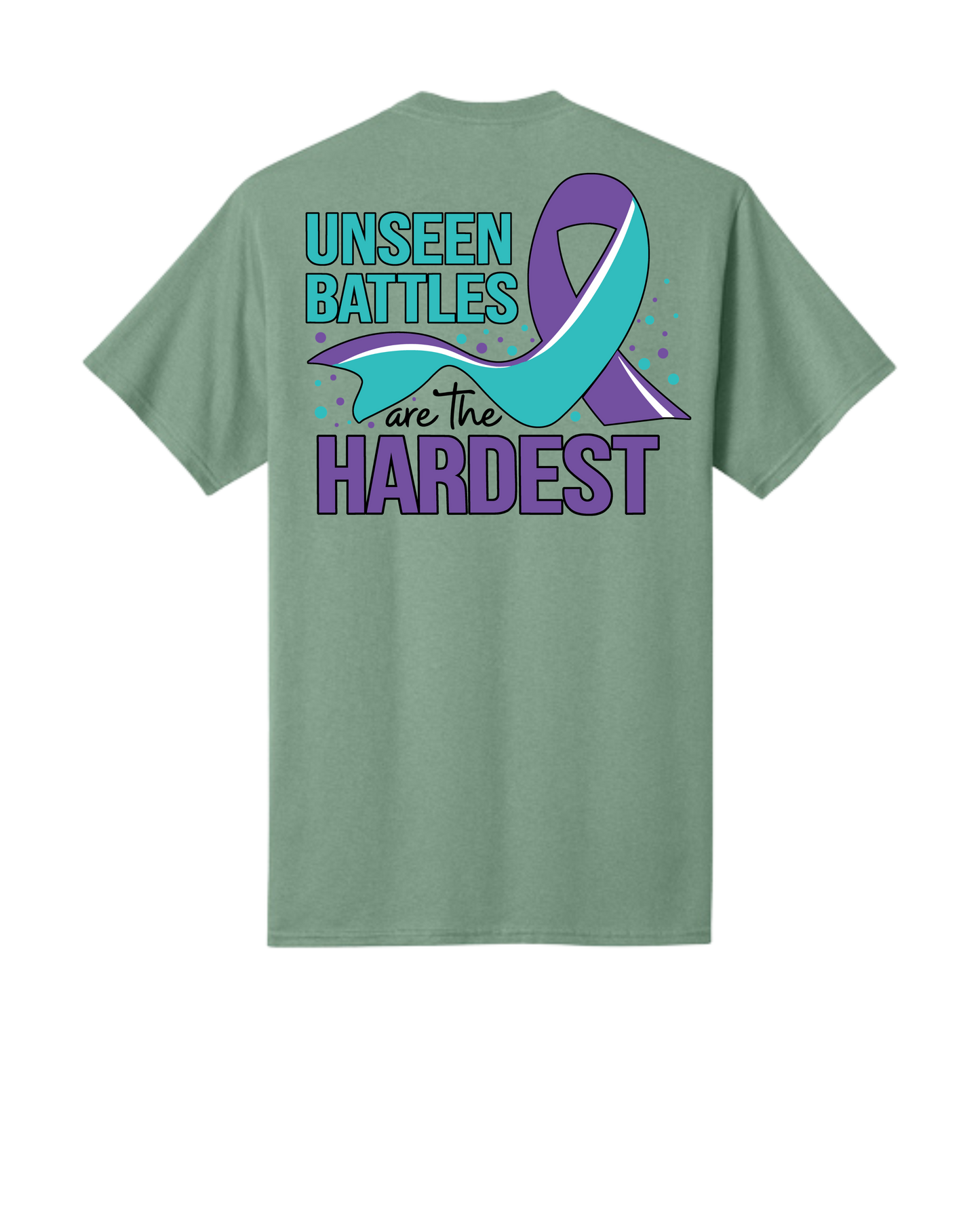 Unseen Battles Tee- Sage
