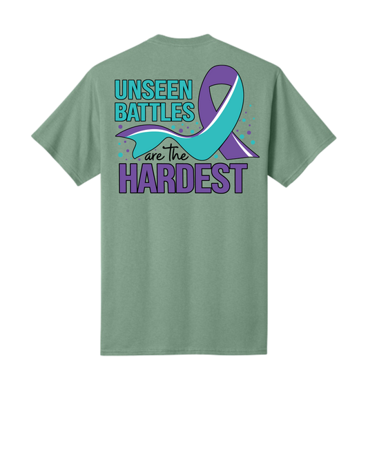 Unseen Battles Tee- Sage