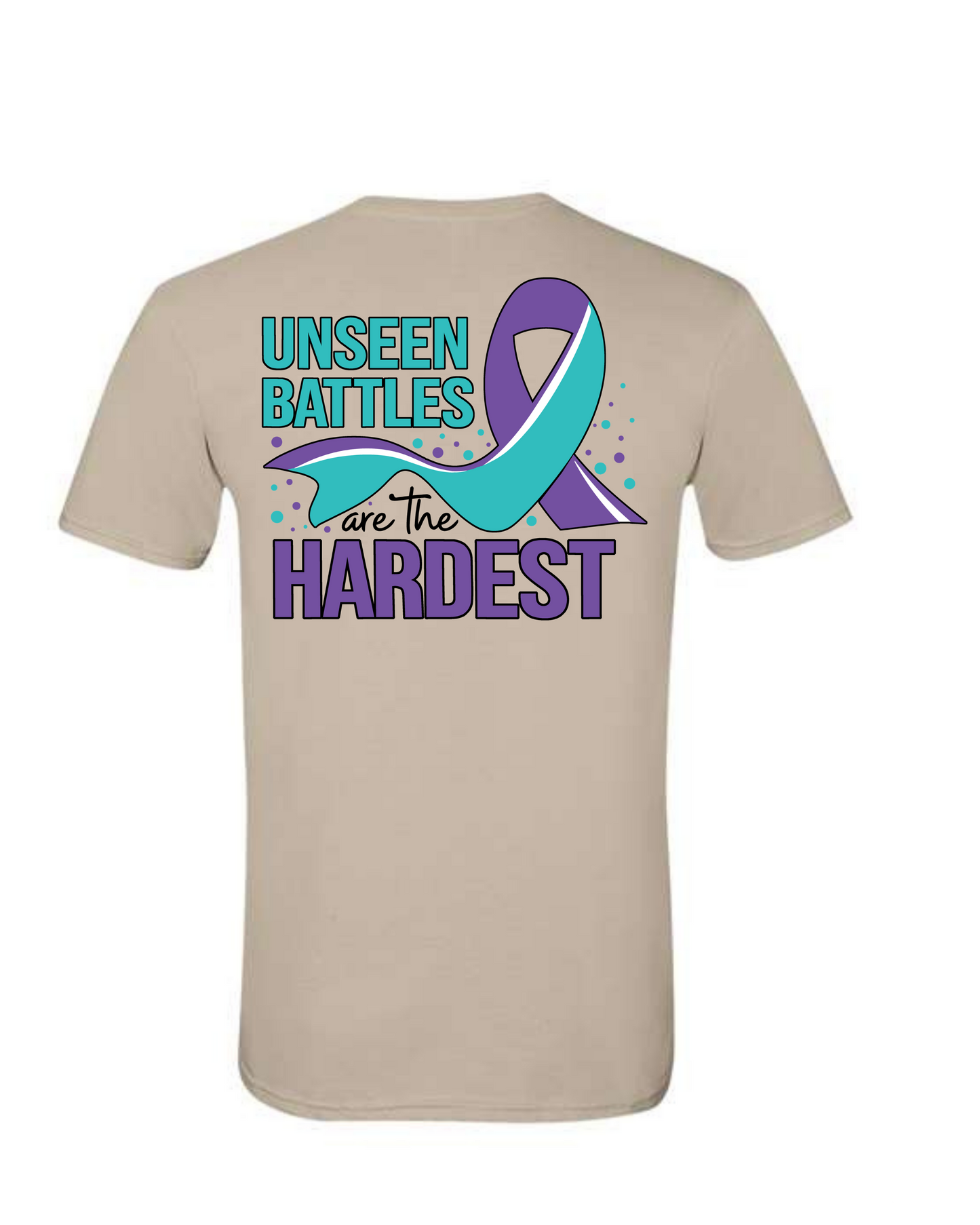 Unseen Battles Tee- Sand