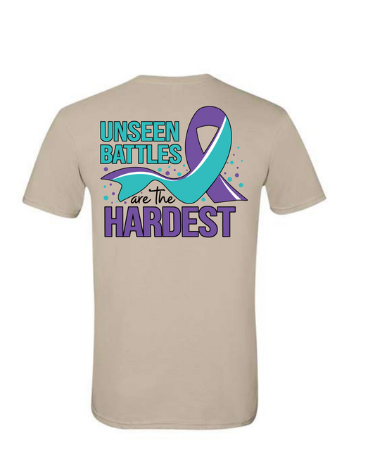 Unseen Battles Tee- Sand