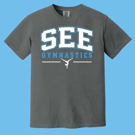 SEE Tee- Pepper -Faux Glitter